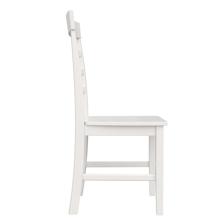 White 3-Piece Drop Leaf Dining Set with Chairs