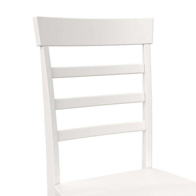 White 3-Piece Drop Leaf Dining Set with Chairs