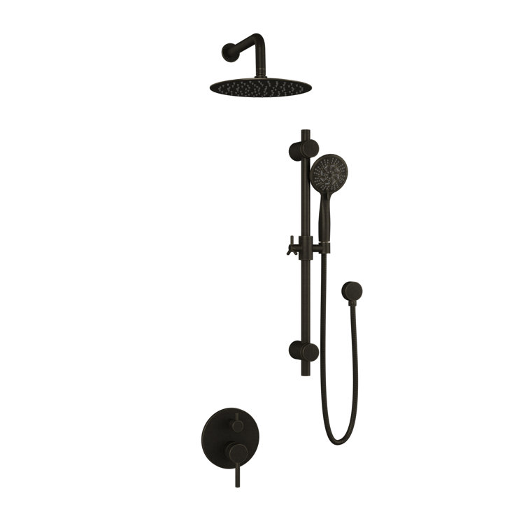 Oil-Rubbed Bronze Adjustable Multi-Head Shower System