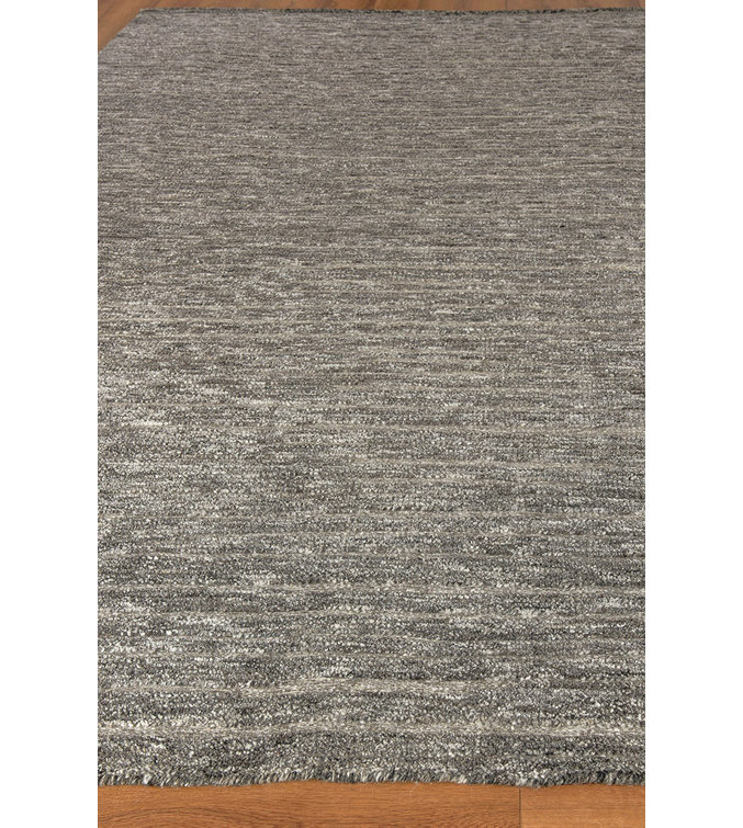Eaton Hand-Knotted Gray/Ivory Area Rug