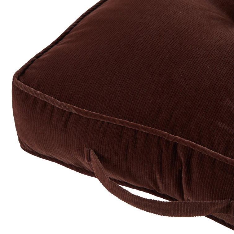Omaha Bitter Deluxe Microfiber 21" Square Floor Pillow
