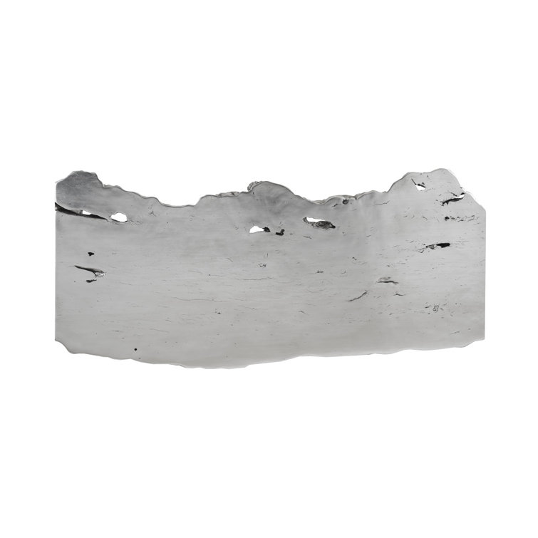 Silver Leaf Resin Composite Home Office Desk