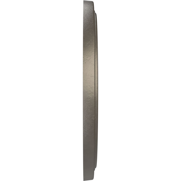 16" Universal Aged Metallic Weathered Steel PVC Ceiling Medallion