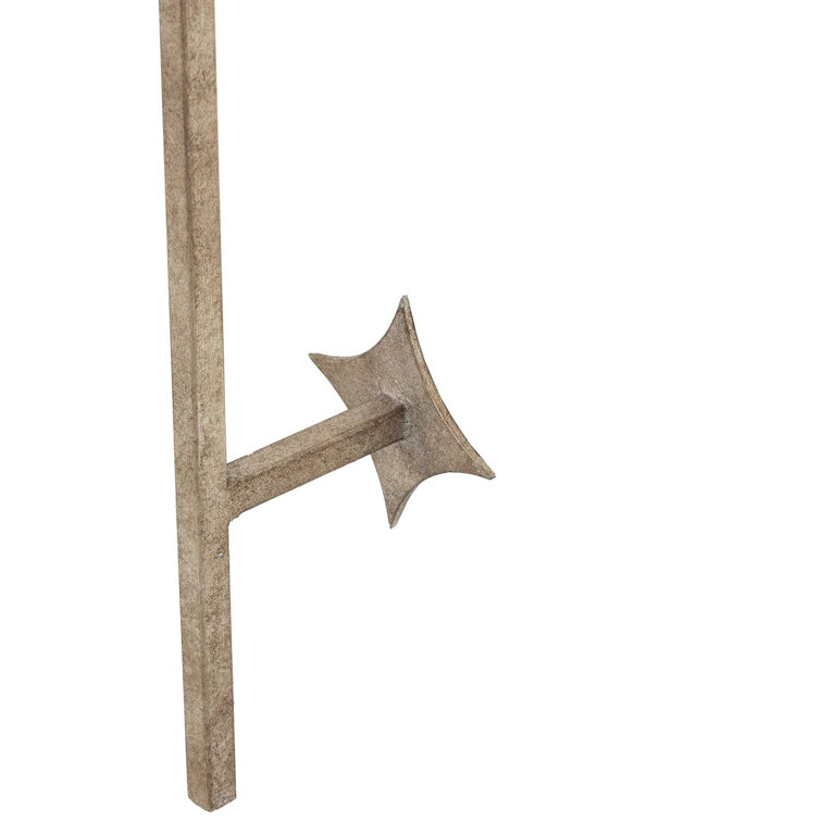 Antique Silver Wall Sconce with Natural Linen Shade