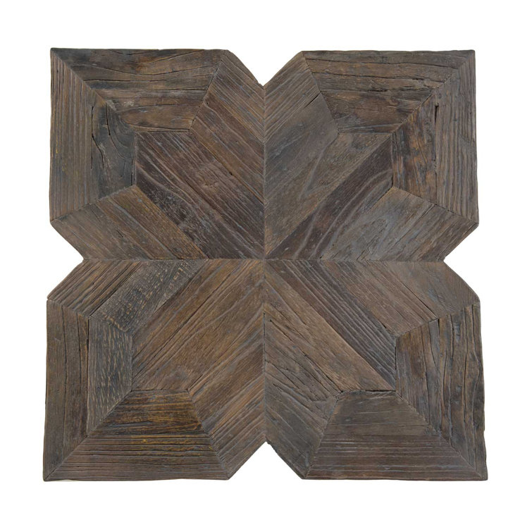 Arthur Contemporary Brown Square Wooden End Table