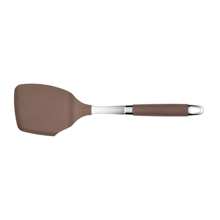Bronze Silicone and Stainless Steel 6-Piece Kitchen Utensil Set