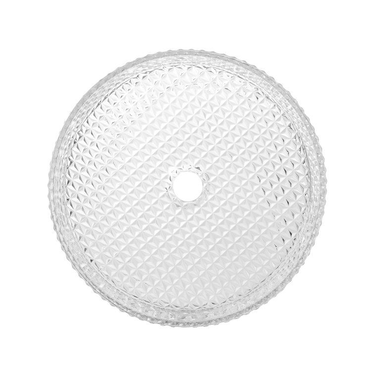 Cache 15.35" Clear Glass Round Above-Counter Vessel Sink