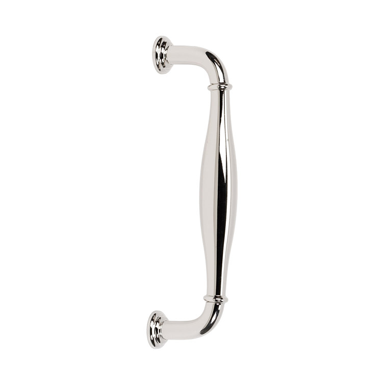 Polished Nickel 4" Traditional Solid Brass Bar Pull