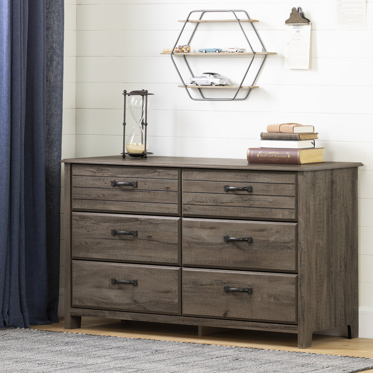 Fall Oak Double Nursery Dresser with Extra Deep Drawers