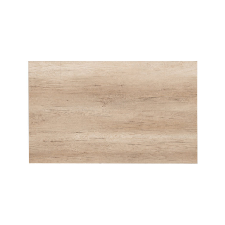 Sun Valley Transitional Brown Melamine Rectangular Dining Table