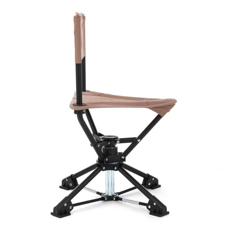 Arrowhead 360° Swivel Hunting Chair in Antler Tan with Powder Coated Steel Frame