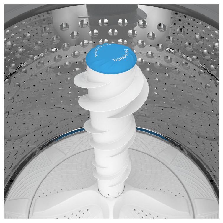 5 Cu. Ft. White Stainless Steel Smart Top Load Washer