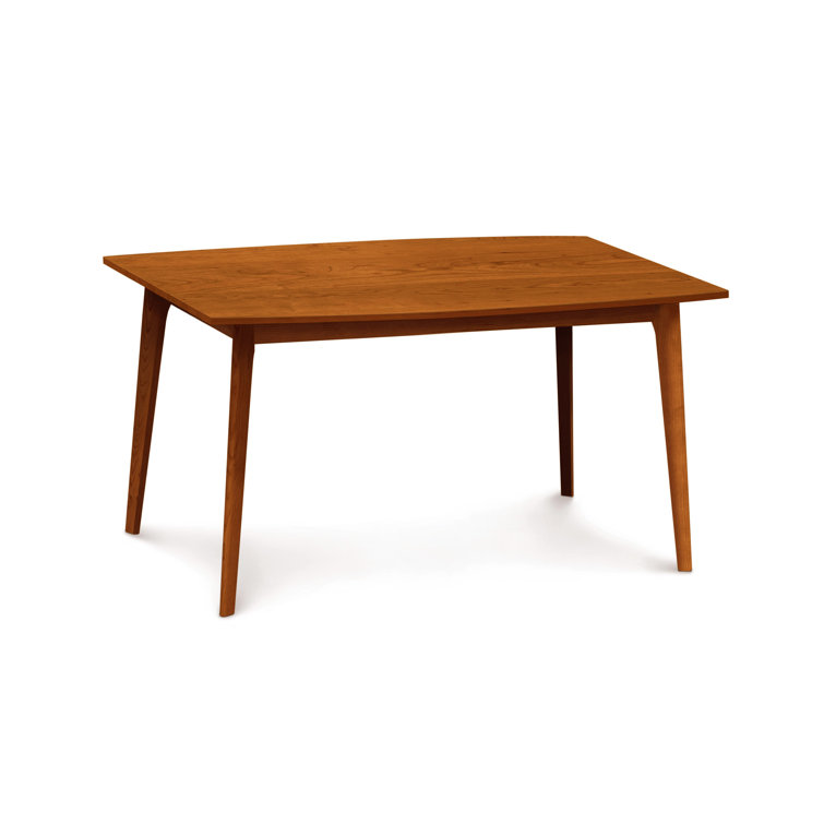 Autumn Cherry Mid-Century Modern Extendable Dining Table