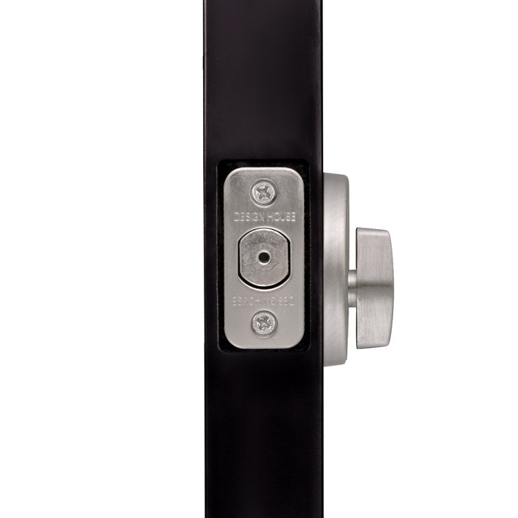 Satin Nickel Single Cylinder Deadbolt with Turn-Button Interior