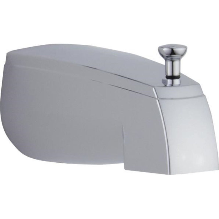 Chrome 5-1/2" Wall Mounted Tub Spout with Diverter