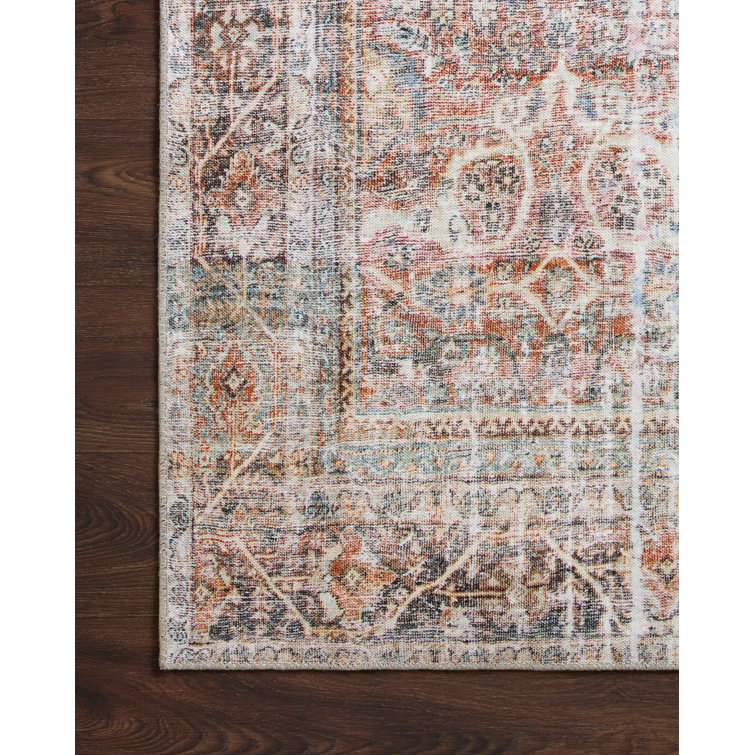 Adrian Charcoal Timeless Oriental Runner Rug 24" x 60"