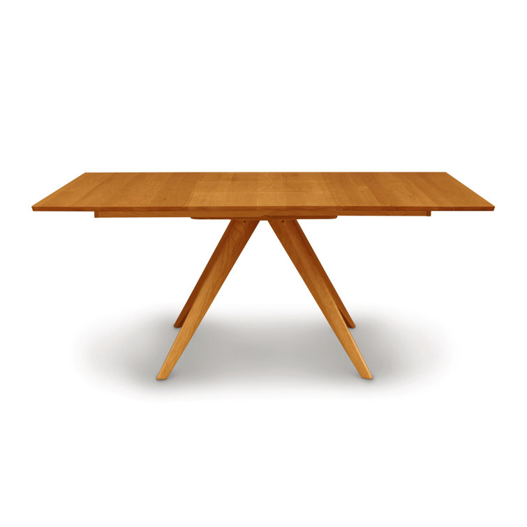 Autumn Cherry Mid-Century Modern Extendable Dining Table