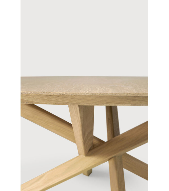 Natural Oak Round Mikado Coffee Table