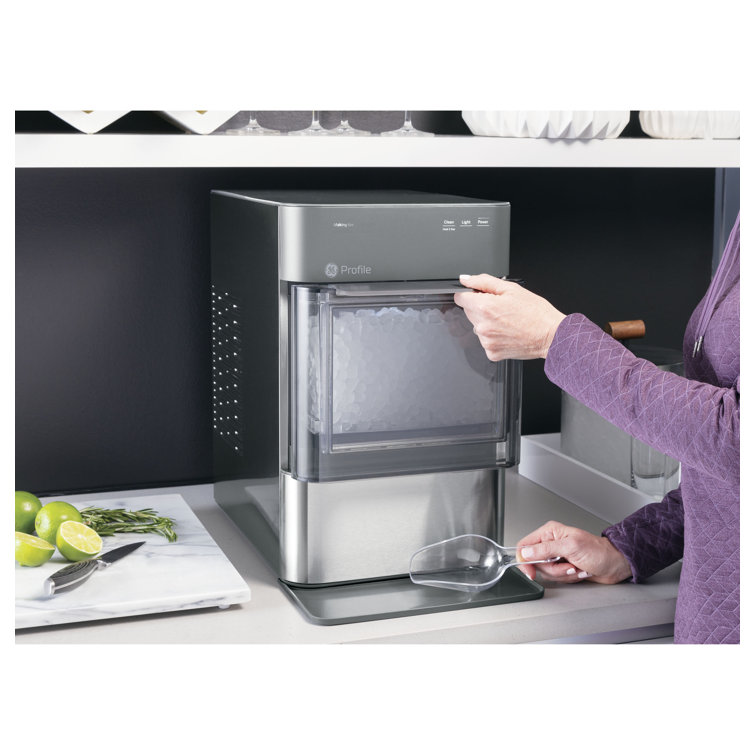 Stainless Steel Portable Countertop Nugget Ice Maker with WiFi