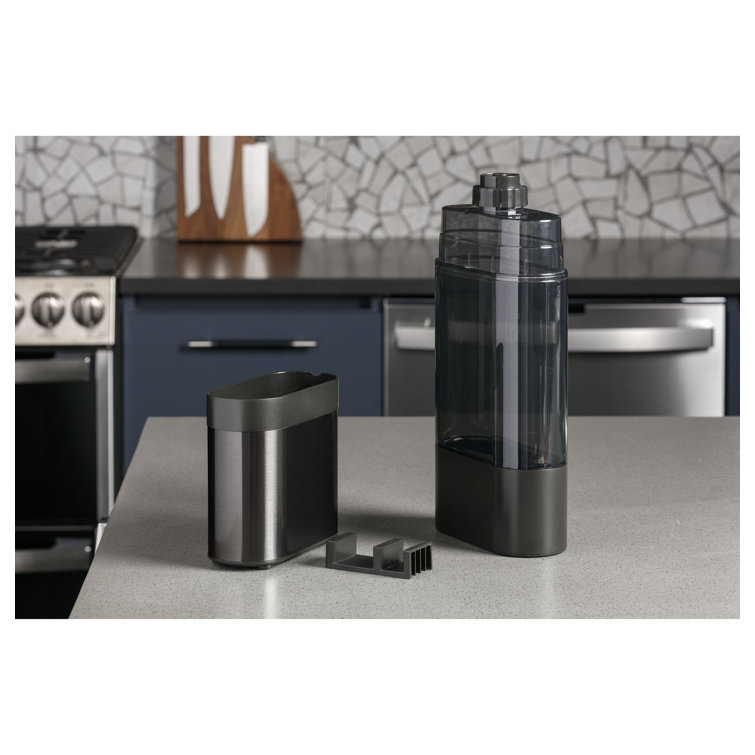 Black Stainless Steel Portable Nugget Ice Maker with WiFi