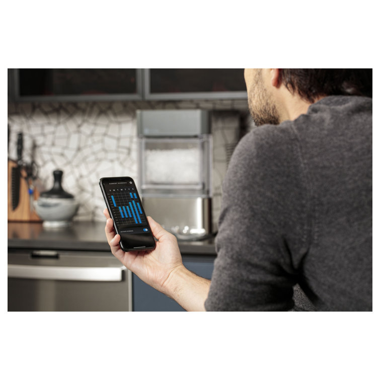 Stainless Steel Portable Countertop Nugget Ice Maker with WiFi