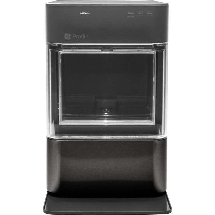 Black Stainless Steel Portable Nugget Ice Maker with WiFi