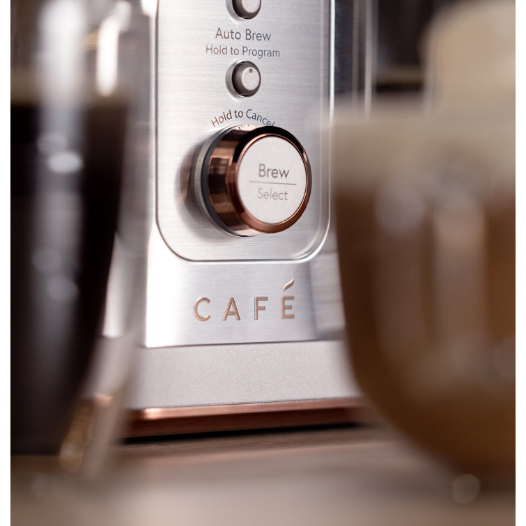 Stainless Steel 10-Cup Programmable Drip Coffee Maker with Grinder