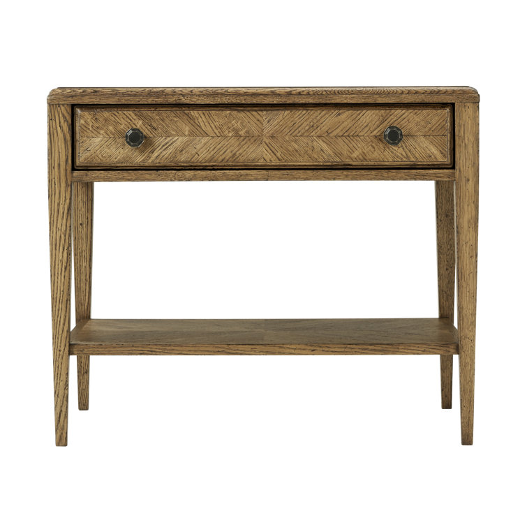 Dawn Infinite Radial Rectangular Side Table with Storage