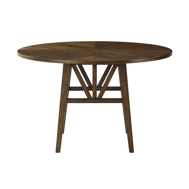 Nova Dusk Round Reclaimed Oak Dining Table
