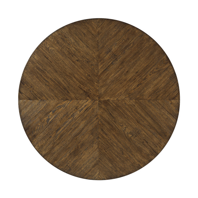 Nova Dusk Round Reclaimed Oak Dining Table