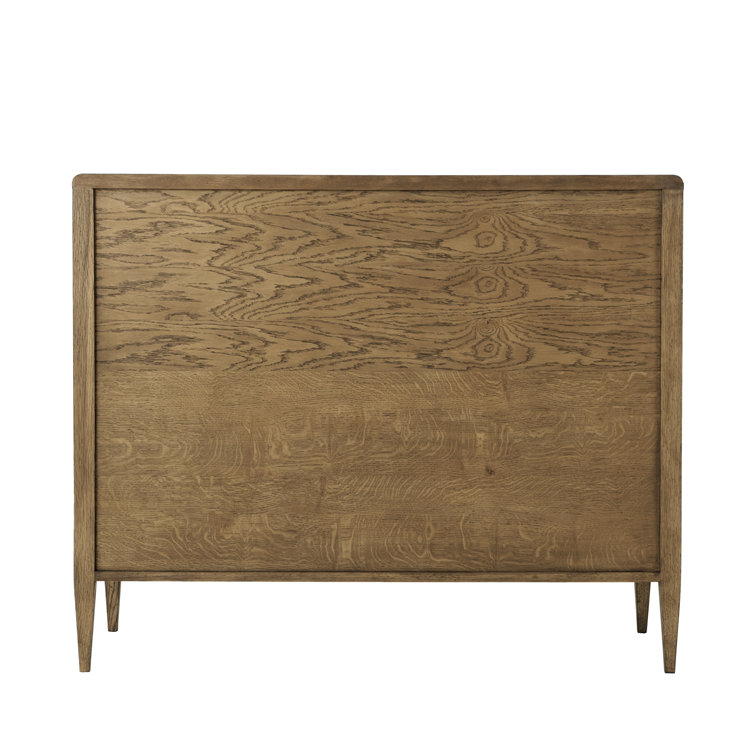 Dawn Oak 3-Drawer Dresser with Bronze Knobs