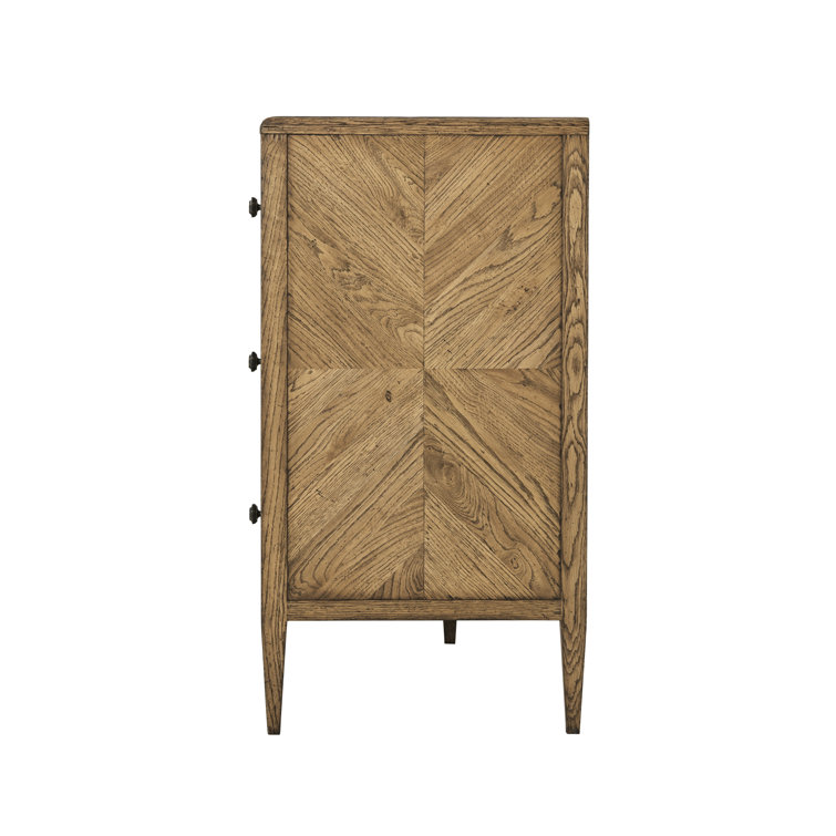 Nova Dawn Oak Parquetry Double Dresser