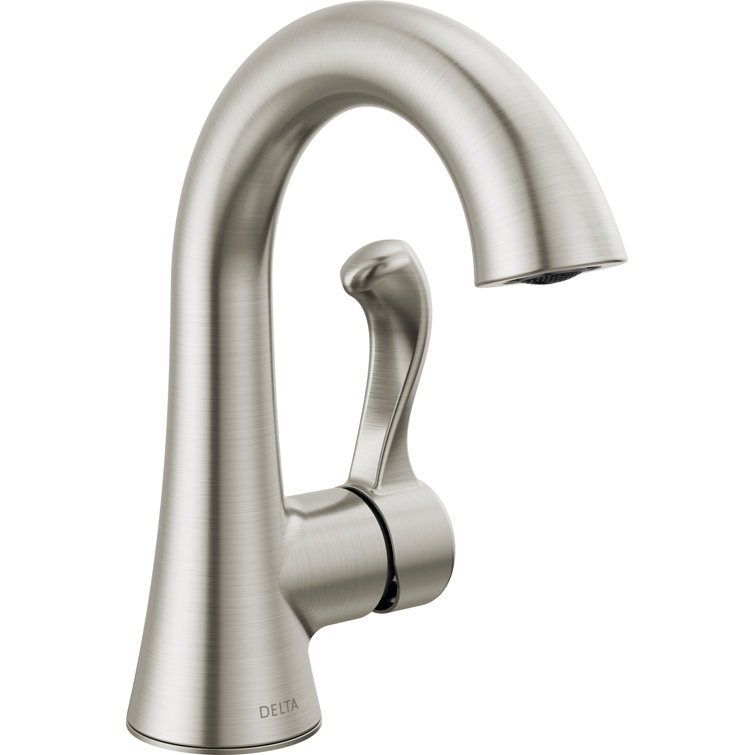Esato SpotShield Brushed Nickel Single Hole Bathroom Faucet