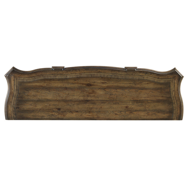 Traditional Walnut 12-Drawer Dresser with Dovetail Detail