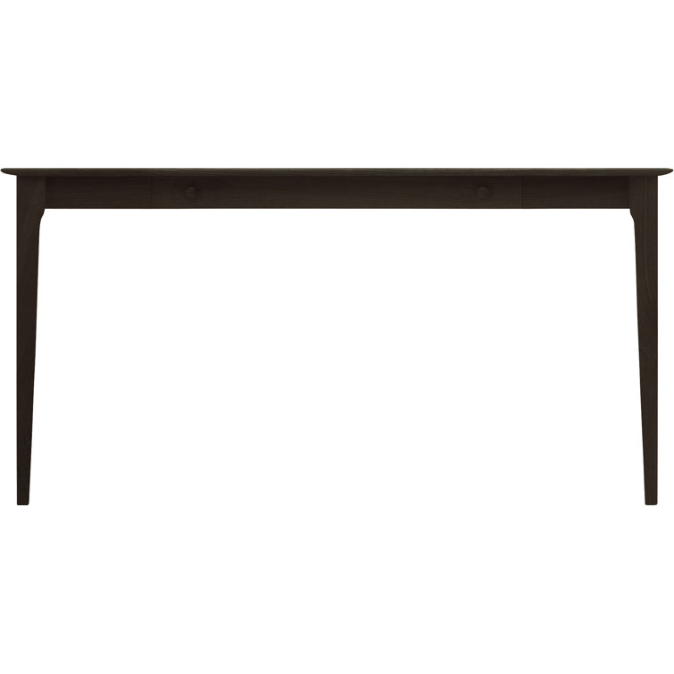 Sarah Smoke Cherry Solid Wood Computer Desk with Drawer