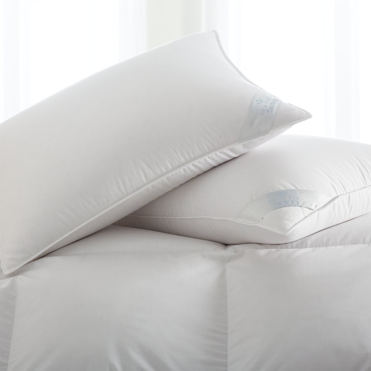 King Size White Soft Down Hypoallergenic Pillow