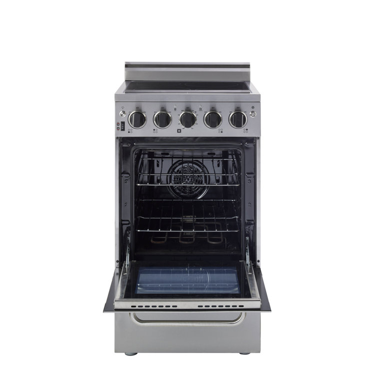 Prestige 20" Stainless Steel Freestanding Electric Range with Convection Oven