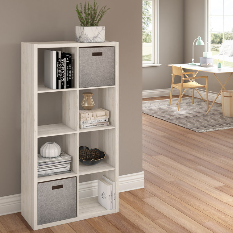 Kids' Versatile 8-Cube Brown Organizer for Playful Storage