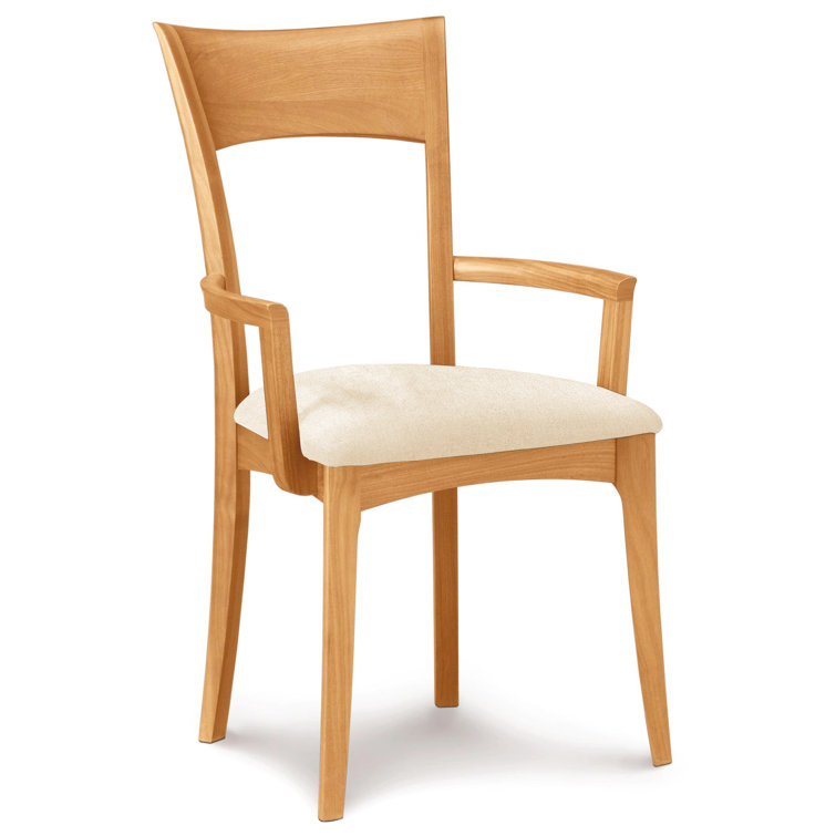 Ingrid Natural Cherry Upholstered Dining Chair