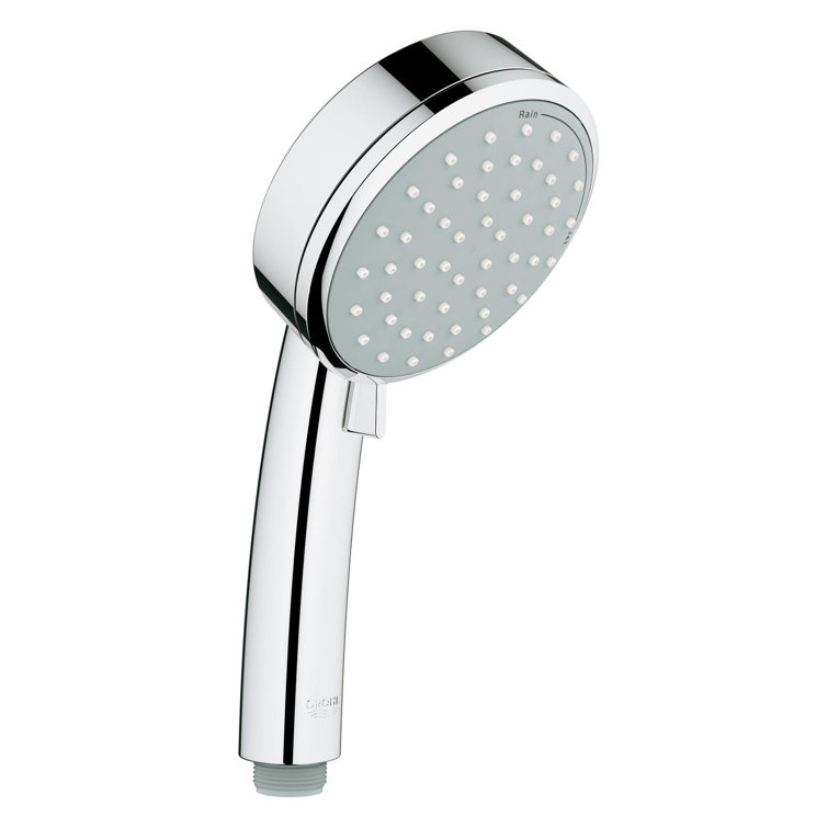 Chrome Multi-Function Handheld Shower Head with Rain and Jet Settings