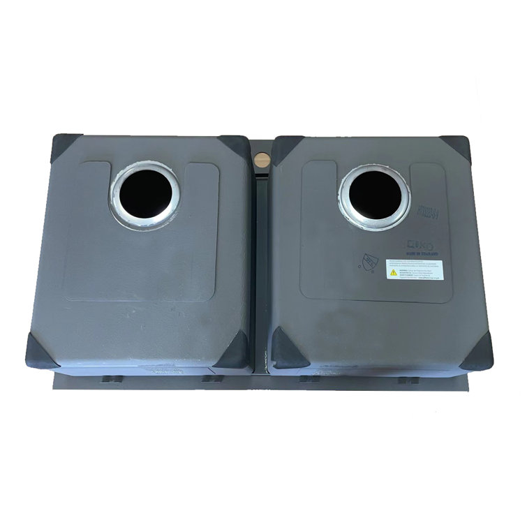 Sinber 33" Stainless Steel Double Bowl Drop-In Kitchen Sink