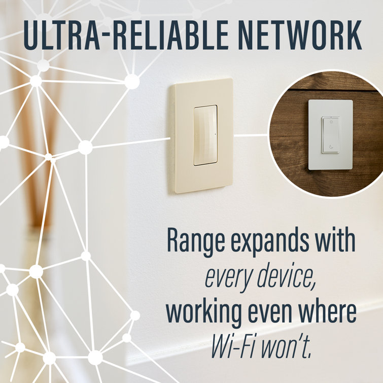 White Wireless Smart Rocker Switch with Netatmo