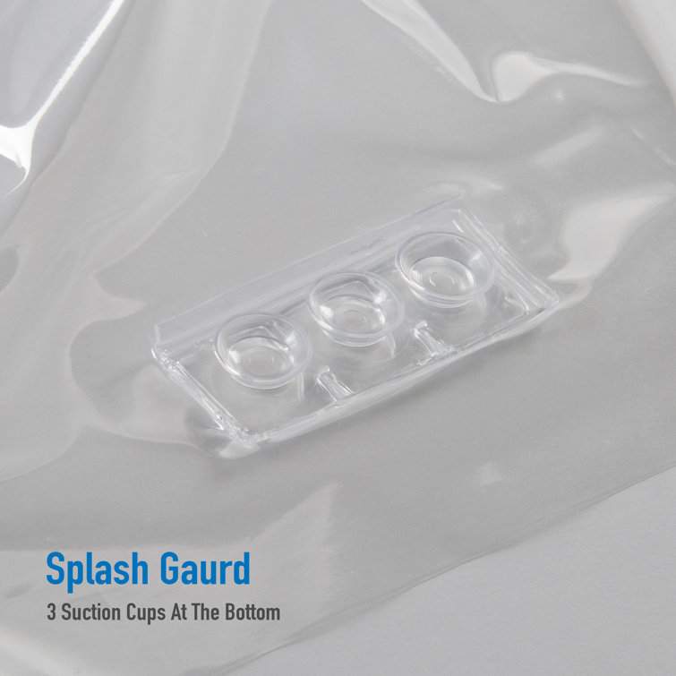 Clear PVC Shower Curtain Liner with Metal Grommets, 70" x 72"