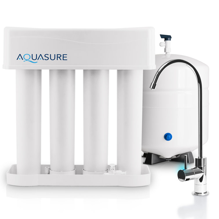 Aquasure Premier Pro 4-Stage Chrome Under-Sink Filtration System
