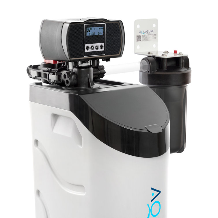 Aquasure Harmony Lite 34,000 Grains Black and White Resin Water Softener