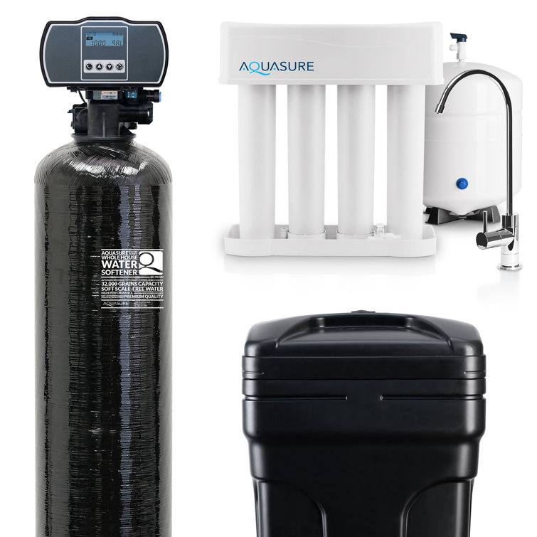 32,000 Grains Whole House Water Softener and RO System