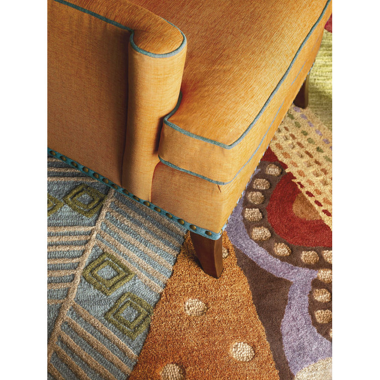 Bloomsbury Hand-Tufted Multicolor Wool Art Rug, 4' x 6'