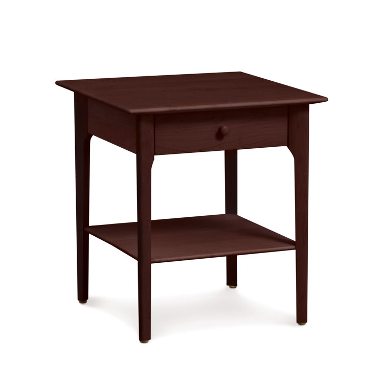 Sarah 24" Maple and Cherry Solid Wood Nightstand
