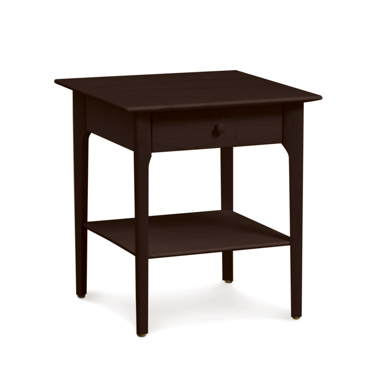 Sarah 24" Maple and Cherry Solid Wood Nightstand