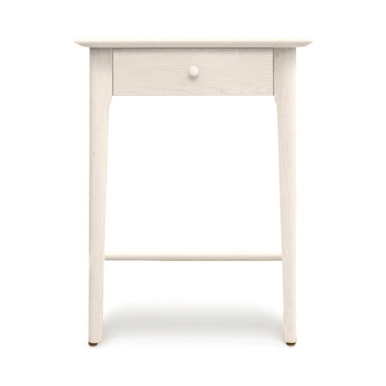 Maple and Cherry Solid Wood 1-Drawer Nightstand